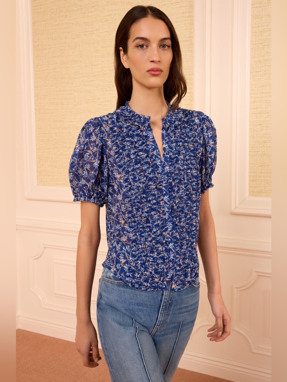🆕 Ulla Johnson Adira Blouse - 100% Silk with ruffles